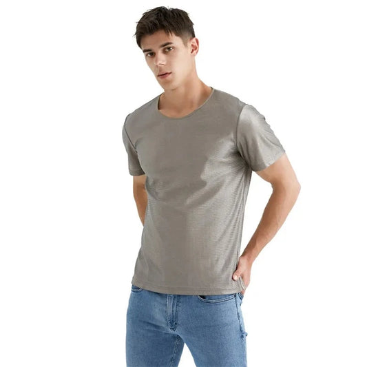 Silver Fiber EMF Shielding Men's T-Shirt