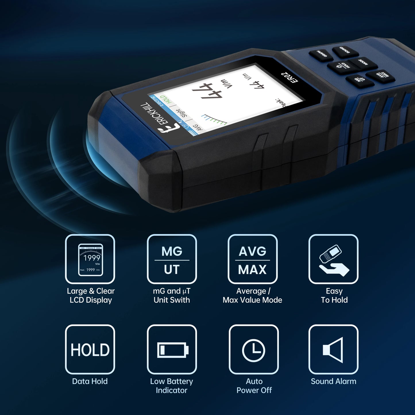 Rechargeable EMF Meter